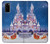 W3282 Château de Santa Noël Etui Coque Housse et Flip Housse Cuir pour Samsung Galaxy S20