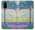 W3349 Paul Signac Terrasse de Meudon Etui Coque Housse et Flip Housse Cuir pour Samsung Galaxy S20