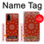 W3355 Motif Bandana Rouge Etui Coque Housse et Flip Housse Cuir pour Samsung Galaxy S20