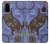 W3387 Platypus Art aborigène d'Australie Etui Coque Housse et Flip Housse Cuir pour Samsung Galaxy S20