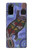 W3387 Platypus Art aborigène d'Australie Etui Coque Housse et Flip Housse Cuir pour Samsung Galaxy S20