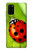 W0892 Coccinelle Etui Coque Housse et Flip Housse Cuir pour Samsung Galaxy S20 Plus, Galaxy S20+