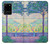 W3349 Paul Signac Terrasse de Meudon Etui Coque Housse et Flip Housse Cuir pour Samsung Galaxy S20 Plus, Galaxy S20+