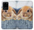 W0242 Lapin mignon Etui Coque Housse et Flip Housse Cuir pour Samsung Galaxy S20 Ultra