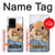 W0242 Lapin mignon Etui Coque Housse et Flip Housse Cuir pour Samsung Galaxy S20 Ultra