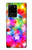 W3292 Coloré Disco étoile Etui Coque Housse et Flip Housse Cuir pour Samsung Galaxy S20 Ultra