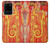 W3352 Gustav Klimt Médecine Etui Coque Housse et Flip Housse Cuir pour Samsung Galaxy S20 Ultra