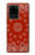 W3355 Motif Bandana Rouge Etui Coque Housse et Flip Housse Cuir pour Samsung Galaxy S20 Ultra