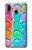 W3235 Mélange aquarelle Etui Coque Housse et Flip Housse Cuir pour Samsung Galaxy A20, Galaxy A30