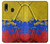 W3306 Colombie Drapeau de football graphique Millésime Etui Coque Housse et Flip Housse Cuir pour Samsung Galaxy A20, Galaxy A30