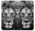 W3372 Lion Visage Etui Coque Housse et Flip Housse Cuir pour Samsung Galaxy A20, Galaxy A30