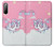 W3518 Licorne Dessin animé Etui Coque Housse et Flip Housse Cuir pour Sony Xperia 10 II