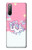 W3518 Licorne Dessin animé Etui Coque Housse et Flip Housse Cuir pour Sony Xperia 10 II