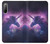 W3538 Licorne Galaxie Etui Coque Housse et Flip Housse Cuir pour Sony Xperia 10 II