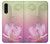 W3511 Fleur de lotus Bouddhisme Etui Coque Housse et Flip Housse Cuir pour Samsung Galaxy A90 5G