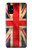 W2303 Drapeau britannique UK Millésime Etui Coque Housse et Flip Housse Cuir pour Samsung Galaxy A41