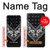 W3363 Motif Bandana Noir Etui Coque Housse et Flip Housse Cuir pour OnePlus 8 Pro