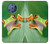 W1047 Petite grenouille Etui Coque Housse et Flip Housse Cuir pour Nokia 9 PureView