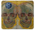 W3359 Vincent Van Gogh Crâne Etui Coque Housse et Flip Housse Cuir pour Nokia 9 PureView