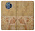 W3398 Egypte Stela Montouhotep Etui Coque Housse et Flip Housse Cuir pour Nokia 9 PureView