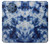 W3439 Tissu Indigo Tie Dye Etui Coque Housse et Flip Housse Cuir pour Nokia 9 PureView