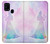 W2992 Princesse Pastel Silhouette Etui Coque Housse et Flip Housse Cuir pour Samsung Galaxy M31