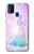 W2992 Princesse Pastel Silhouette Etui Coque Housse et Flip Housse Cuir pour Samsung Galaxy M31