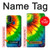 W3422 tie Dye Etui Coque Housse et Flip Housse Cuir pour Samsung Galaxy M31