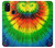 W3422 tie Dye Etui Coque Housse et Flip Housse Cuir pour Samsung Galaxy M21