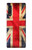 W2303 Drapeau britannique UK Millésime Etui Coque Housse et Flip Housse Cuir pour LG Velvet