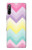 W3514 Arc en ciel Zigzag Etui Coque Housse et Flip Housse Cuir pour Sony Xperia L4