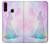 W2992 Princesse Pastel Silhouette Etui Coque Housse et Flip Housse Cuir pour Samsung Galaxy A20s