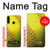 W3031 Softball balle jaune Etui Coque Housse et Flip Housse Cuir pour Samsung Galaxy A20s