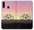 W3252 vélo Coucher de soleil Etui Coque Housse et Flip Housse Cuir pour Samsung Galaxy A20s