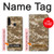 W3294 Armée Tan Coyote Camo Désert Camouflage Etui Coque Housse et Flip Housse Cuir pour Samsung Galaxy A20s