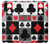 W3463 Costume Poker Carte Etui Coque Housse et Flip Housse Cuir pour Samsung Galaxy A20s