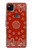 W3355 Motif Bandana Rouge Etui Coque Housse et Flip Housse Cuir pour Google Pixel 4a