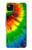 W3422 tie Dye Etui Coque Housse et Flip Housse Cuir pour Google Pixel 4a