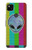 W3437 Extraterrestre Aucun signal Etui Coque Housse et Flip Housse Cuir pour Google Pixel 4a