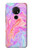 W3444 Art numérique liquide coloré Etui Coque Housse et Flip Housse Cuir pour Nokia 6.2