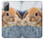 W0242 Lapin mignon Etui Coque Housse et Flip Housse Cuir pour Samsung Galaxy Note 20