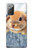 W0242 Lapin mignon Etui Coque Housse et Flip Housse Cuir pour Samsung Galaxy Note 20