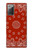 W3355 Motif Bandana Rouge Etui Coque Housse et Flip Housse Cuir pour Samsung Galaxy Note 20