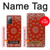 W3355 Motif Bandana Rouge Etui Coque Housse et Flip Housse Cuir pour Samsung Galaxy Note 20