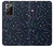 W3220 Carte Zodiaque étoiles Constellations Etui Coque Housse et Flip Housse Cuir pour Samsung Galaxy Note 20 Ultra, Ultra 5G