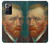 W3335 Vincent Van Gogh Autoportrait Etui Coque Housse et Flip Housse Cuir pour Samsung Galaxy Note 20 Ultra, Ultra 5G