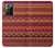 W3404 Aztèques Motif Etui Coque Housse et Flip Housse Cuir pour Samsung Galaxy Note 20 Ultra, Ultra 5G