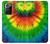 W3422 tie Dye Etui Coque Housse et Flip Housse Cuir pour Samsung Galaxy Note 20 Ultra, Ultra 5G