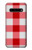 W3535 Rouge vichy Etui Coque Housse et Flip Housse Cuir pour LG V60 ThinQ 5G