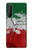 W3318 Italie Drapeau graphique Football Millésime Etui Coque Housse et Flip Housse Cuir pour Sony Xperia 1 II